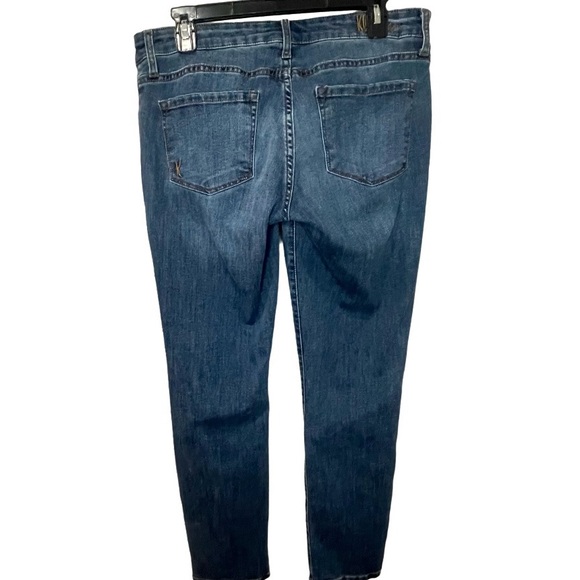 KUT From The Kloth Jeans  Mid Rise Boyfriend  Blue Denim SZ 6  EUC - Picture 10 of 14